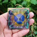 Crystal Energy Generator Pyramid Healing Stone Positive Energy Collect (C) Newly