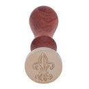 Retro Lily Pattern Rosewood Handle Sealing Wax Seal Stamps Post Decor(K06) Newly