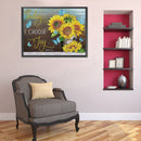 5D Diamond Painting floral alphabet Partial Special Shape Drill Art