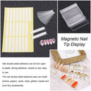 Nail Art For False Nails Double-side Adhesive Tape Magnetic Nail Tip Display