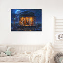 Halloween Pumpkin Canvas Paint By Numbers Oil Hand Painted Drawing Home Decor