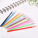 12pcs/Set Cute Diamond Head Refills Roller Ball Gel Pen Refill(12 Colors) Newly