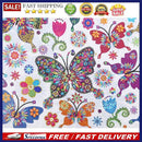 5D DIY Special Shaped Diamond Painting Butterfly Cross Stitch Needlework Kits