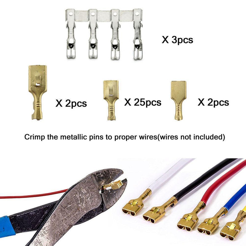 Universal DC 12V Car Marine 6-Way Relay+ 6-Slot Blade Fuse Holder Box Block