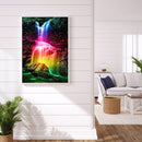 Diamond Painting Rainbow Falls Full Round Drill Picture of Rhinestone Drawing