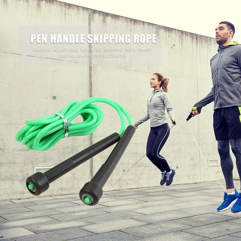 Workout Sports Training Adjustable Skipping Rope Fitness Speed PVC Jumping Ro