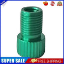 MTB Bike Valve Converter Bicycle Presta to Schrader Valve Adapter (Green)
