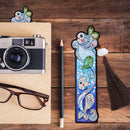 5D DIY Special Shaped Diamond Painting Exquisite Leather Tassel Bookmarks Newly