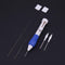 DIY Sewing Tools Embroidery Needle Set 3 Needles + 2 Threaders ABS Plastic Handwe