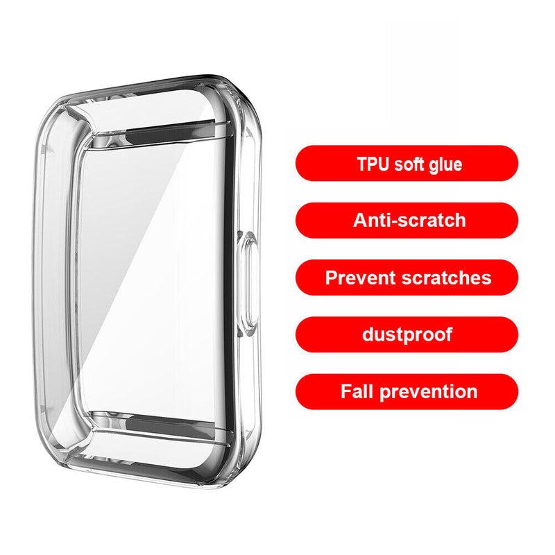 #A Soft TPU Bracelet Case Frame Watch Protection Full Cover Dustproof Bumper She