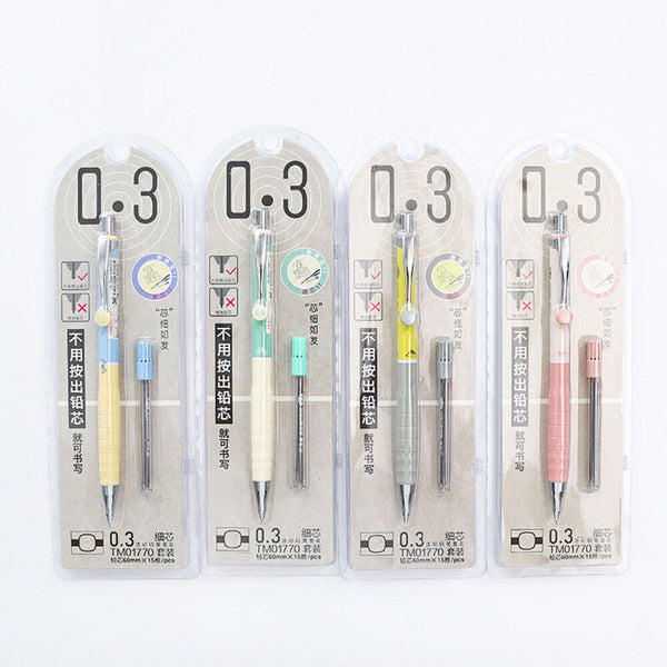 Drawing Stationery Refills Press Automatic Pen Mechanical Pencil Writing Tool