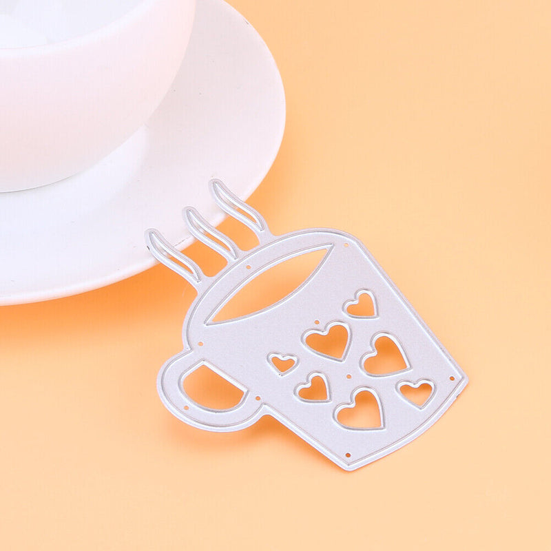 Love Cup DIY Cutting Metal Die Stencils Scrapbook Craft