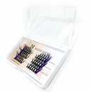 Eyelashes Premade V-shape Blue Cluster Lashes Individual False Eyelashes