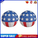 2x LED String Lights USA Independence Day Flag Lantern Pendant Lantern (B)