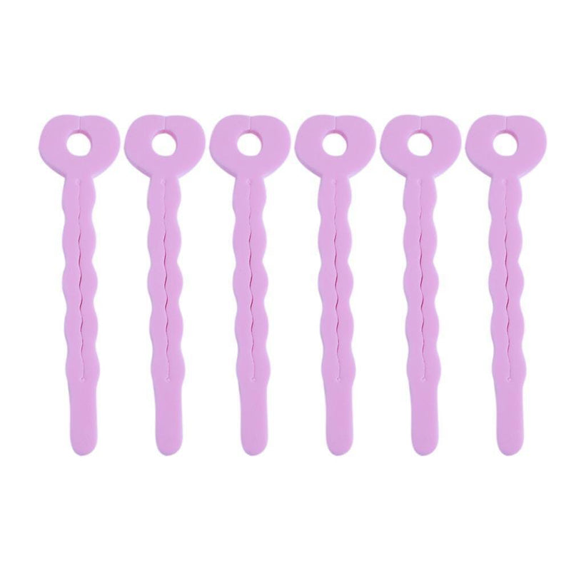 6pcs Sponge Curler Hair Rollers Sleeping Beauty Curls Sponge Curl Sticks