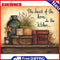 Kitchen Cooker Oil Paint by Numbers Hand Painted Frameless Picture Home Ornament