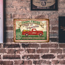 Metal Tin Sign Plaque Wall Farm Vegetable Fruit Posters Iron Art Painting