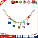 Small Parrot Bell Colorful Handmade Pet Jewelry Hanging Cage Bell Swing (C)