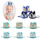 Props Elastic Baby Birthday Hat Crown Hair Band Floral Headwear Party Headdress