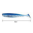 10x 9cm 4.2g Bionic Mandarin Fish Fishing Lures Artificial Soft Bait (3) Newly