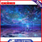 DIY Starry Sky Cross Stitch 5D Full Square Drill Diamond Painting Embroidery Art
