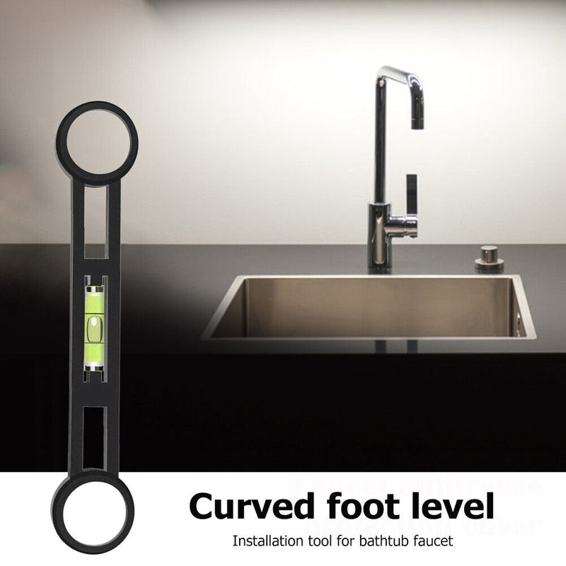 Mix Water Valve Curved Foot Level Shower Faucet Bath Tap Turn Ranging Tools