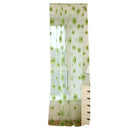 Sunflower Print Window Door Curtain Tulle Curtains for Living Room (Green)