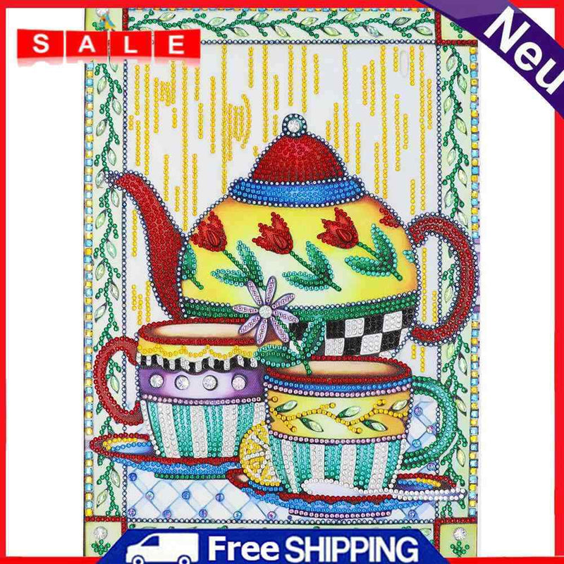 5D DIY Special Shaped Diamond Painting Kettle Embroidery Mosaic Kits Home Decor
