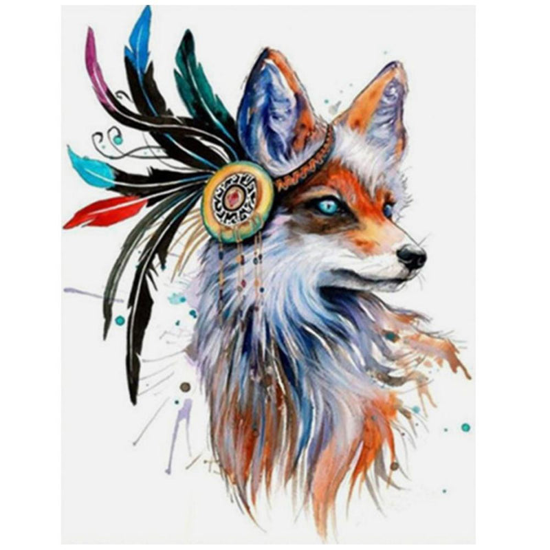 DIY 5D Diamond Embroidery Painting Fox Cross Stitch Craft Home Decor