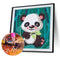 DIY Diamond Painting Full Round Crystal Drill Animal Wall Decor for Kids Picture