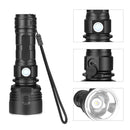 Powerful Flashlight XHP70 LED 3 Mode USB Rechargeable Waterproof Torch Lamp