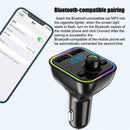 MP3 Player USB Car Fast Charger Car Wireless Multifunction Receiver Q6L3