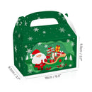 Party Holidays Christmas Gift Bag Merry Christmas Santa Claus Cookie Gift Box