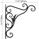 Home Garden Pot Decor Lantern Hanger Flower Holder Plant Bracket Planter Hooks