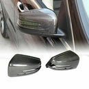 Carbon Fiber Side Mirror Cover Caps For Mercedes X204 W212 W176 W246 W204 C117