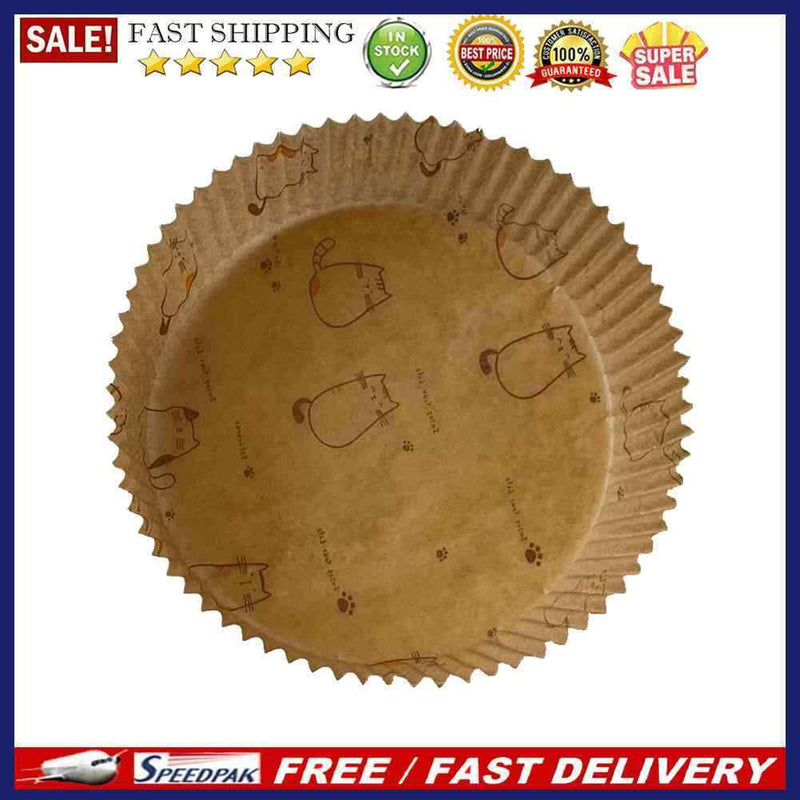 50x Air Fryer Liners Oil-proof Oil-absorbing Paper Household Barbecue Plate P