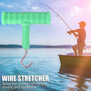 3pcs Fishing Knot Puller Hook Carp Rig Making Tool Fishing Tackle (Green)