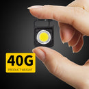 LED Flashlight Torch 500LM USB Rechargeable Portable Outdoor Keychains Lights