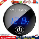 Car DC 5-48V Panel Voltmeter Touch Switch Battery Capacity Tester (Blue) Newly