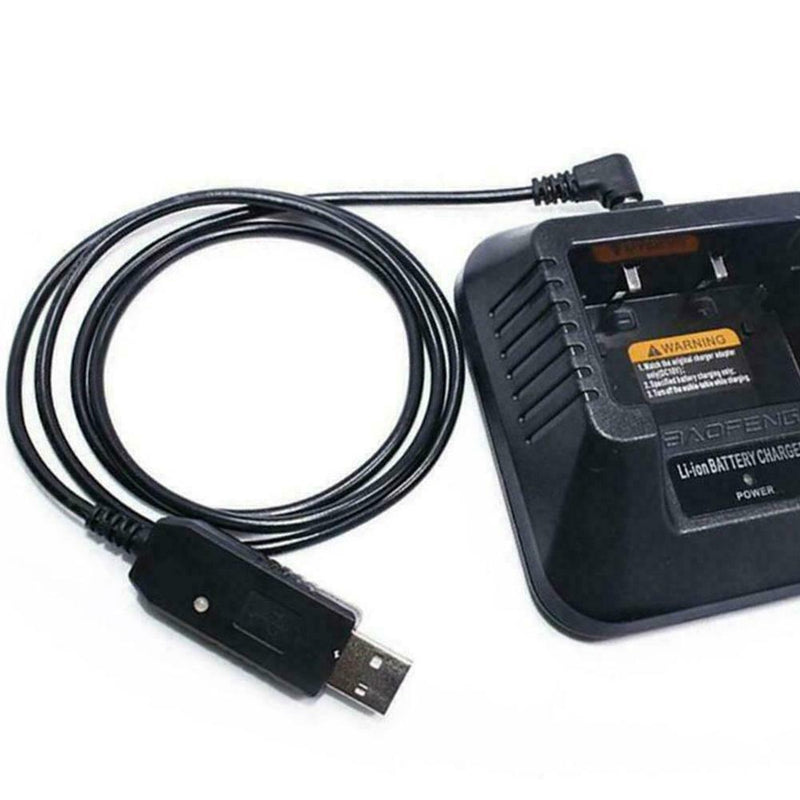 Radio USB Chargers Cables Charging Cords For BaoFeng Walkie 7Y6R Talkie F8F6