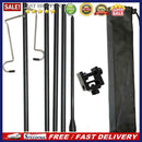Outdoor Camping Hiking Foldable Light Post Pole Kit Detachable Lantern Stan