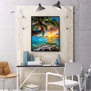 Seascape 5D DIY Full Square Diamond Painting Mosaic Kits Hanging Picture 30x40cm