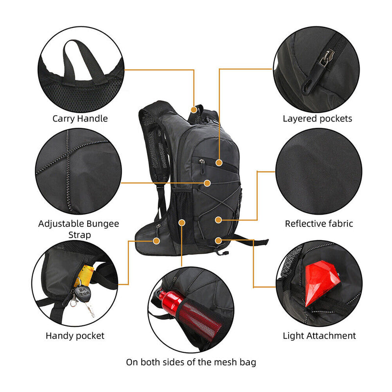 MTB Bike Backpacks Waterproof Unisex Outdoor Sports Climbing Camping Backpacks