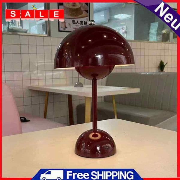 Mushroom Shape Desk Lamp Adjustable LED Night Lights USB Charging for Study Room