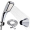 Water Saving Rainfall Shower Hose Shower Holder Handheld Shower Head Set