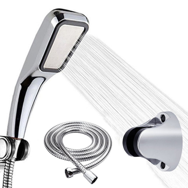 Water Saving Rainfall Shower Hose Shower Holder Handheld Shower Head Set