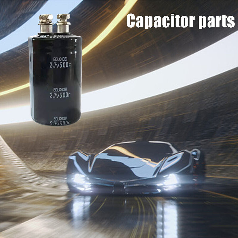 2.7V 500F Electrolytic Capacitor Automotive Circuit Metal Farad Capacitor Parts