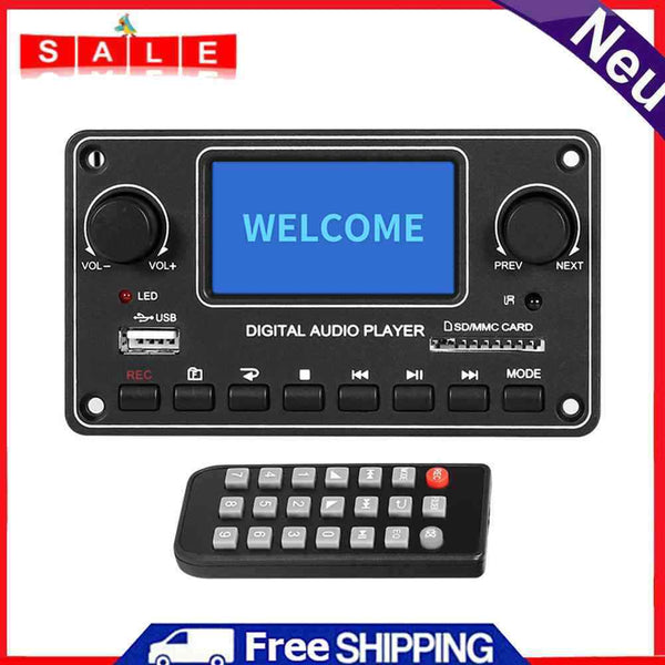 9-15V Bluetooth-Compatible WAV MP3 Decoder Board Audio Player Amplifier Module