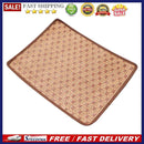 PeDog Cat Summer Cooling Bed Straw Bamboo Cozy Sleeping Pad Mat(Brown)(S)