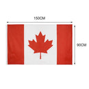 2pc Canada National Flag Red Maple Leaf Canadian Hanging Banner Flags
